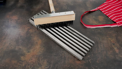 BBQ Grill Cleaning Brush and Scraper with Detachable Head