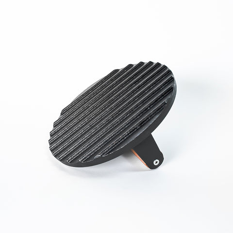 Round Cast Iron Ribbed Press for Steak, Meat, Chicken or Burger